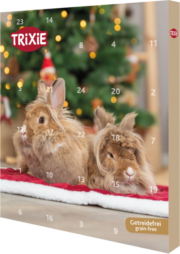 TRIXIE Xmas Advento kalendorius smulkiems gyvūnams, 30 × 34 × 3.5 cm