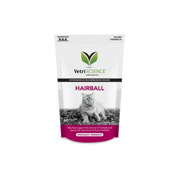 Hairball, katėms, odai ir kailiui, nuo sąvėlų virškinimo traktę,