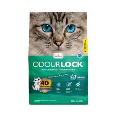 Intersand Odourlock глиняный наполнитель для кошек - запах успокаивающего ветра