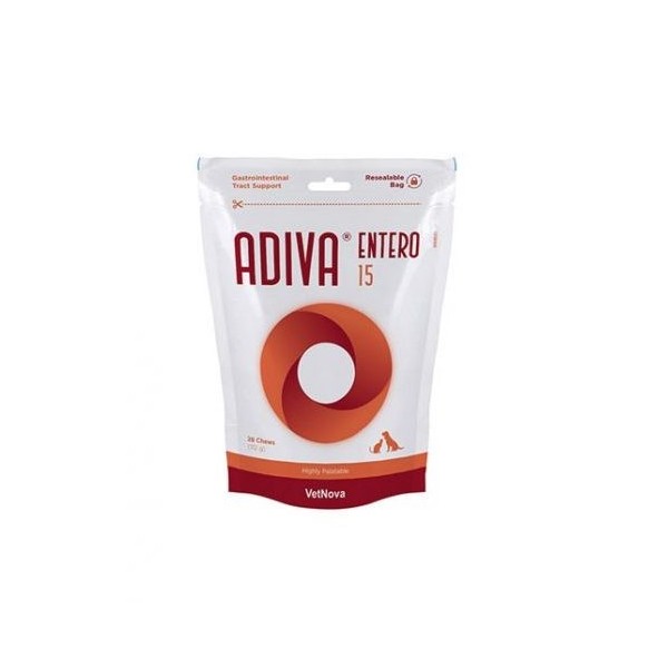 ADIVA® Entero large 15, (N40) papildas šunims viduriavimui ir virusinėms infekcijoms