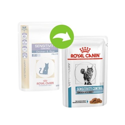 royal canin sensitivity control chicken and rice cat pouches