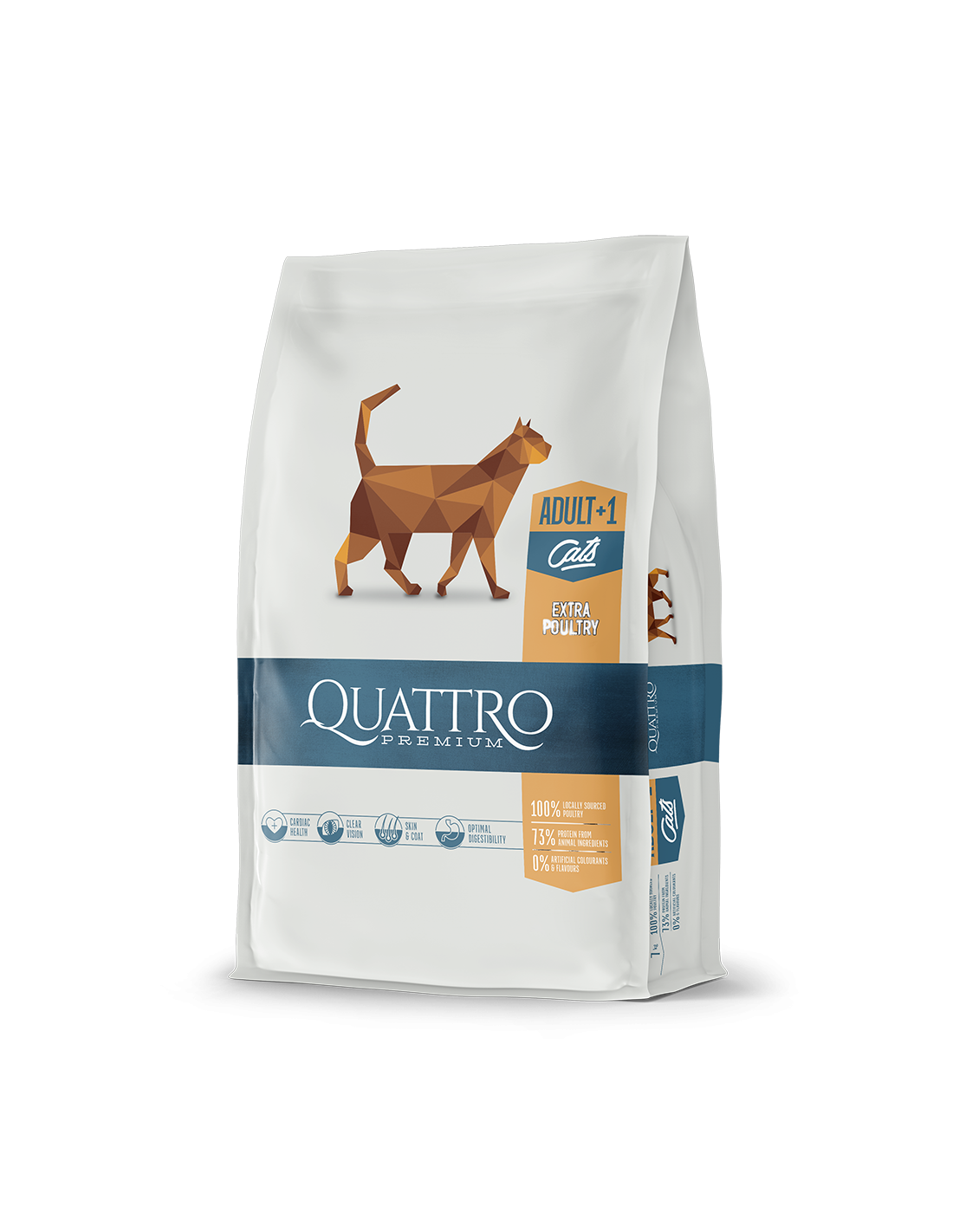 Quattro Extra Poultry with poultry dry cat food