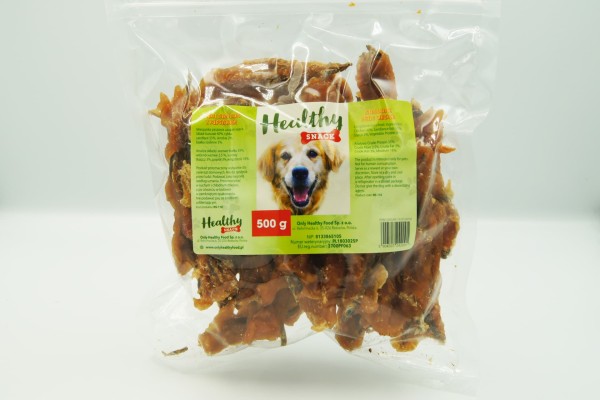 H42091 NS-110 HEALTHY SNACK Sardinės su vištiena 500g (pak. 20)